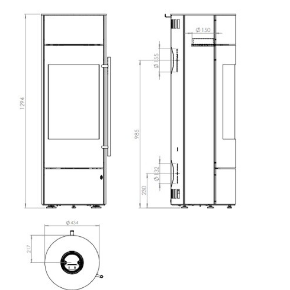 Kaminofen Olsberg Alor PowerBloc! 6 kW – Bild 3