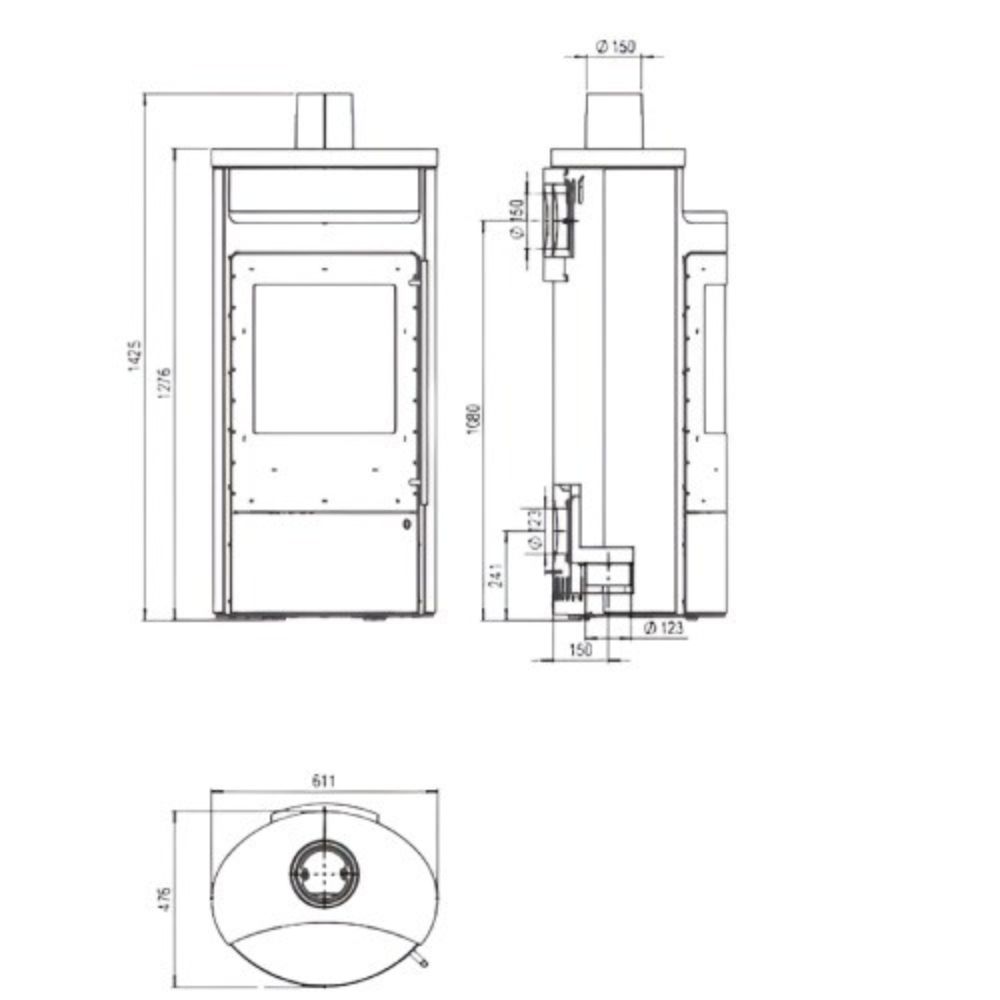 Kaminofen Olsberg Bacan 6 kW – Bild 3