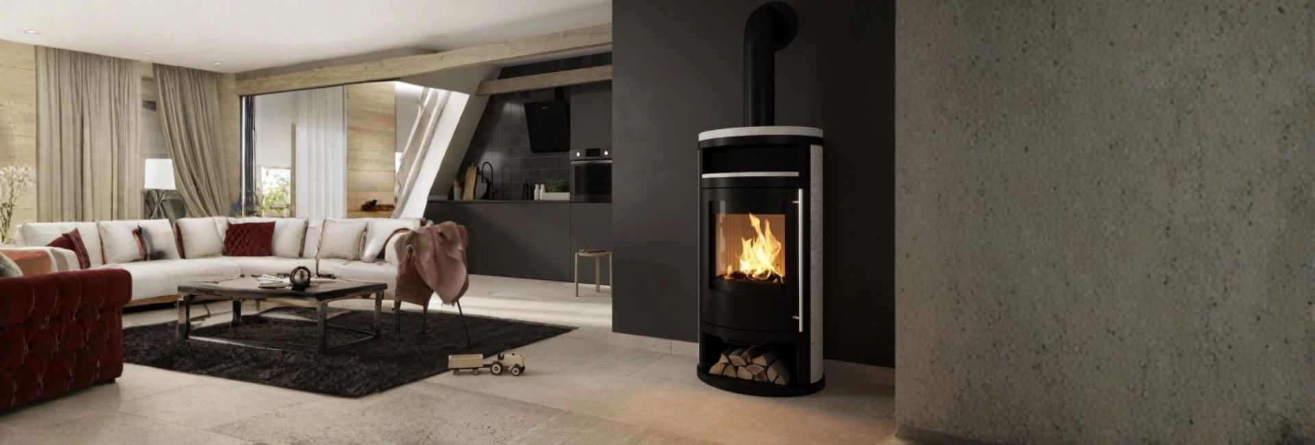 Kaminofen Olsberg Salado Compact 6 kW raumluftunabhängig