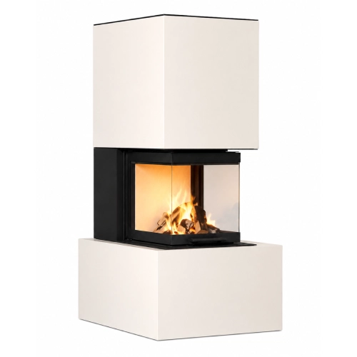 NeoCube P51 mit mittiger Bank in Arctic White