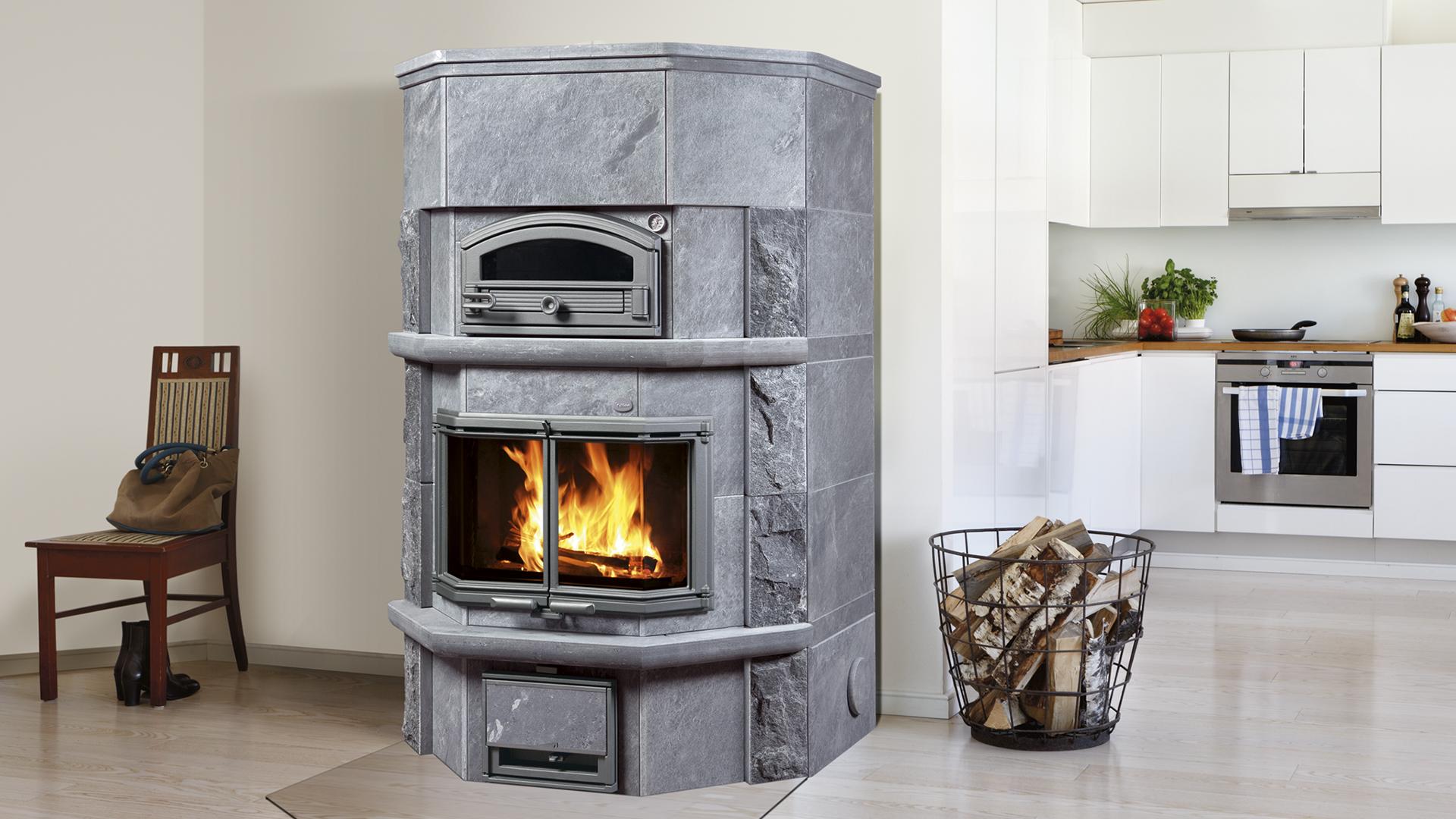 Tulikivi TLU2637/11 – Wohnraumansicht Tulikivi TLU2637/11 im Wohnraum