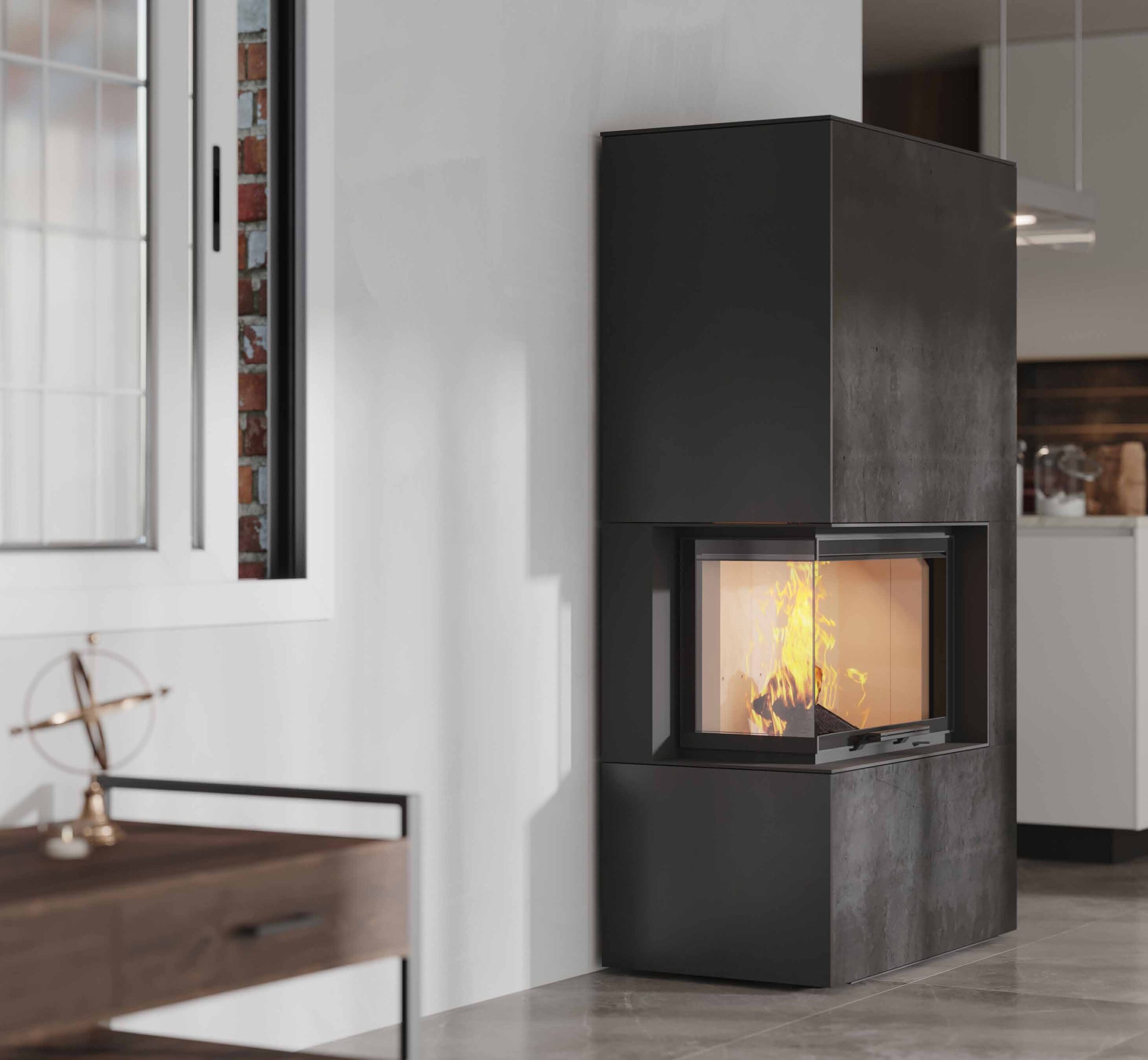 NeoCube C20 – Steel Edition – Raumaufnahme NeoCube C20 – Steel Edition in einem Wohnraum