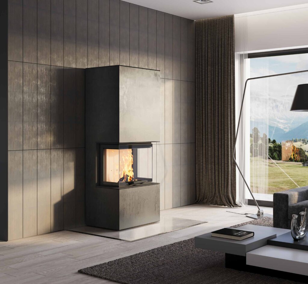 NeoCube P10 – Steel Edition in einem Wohnraum