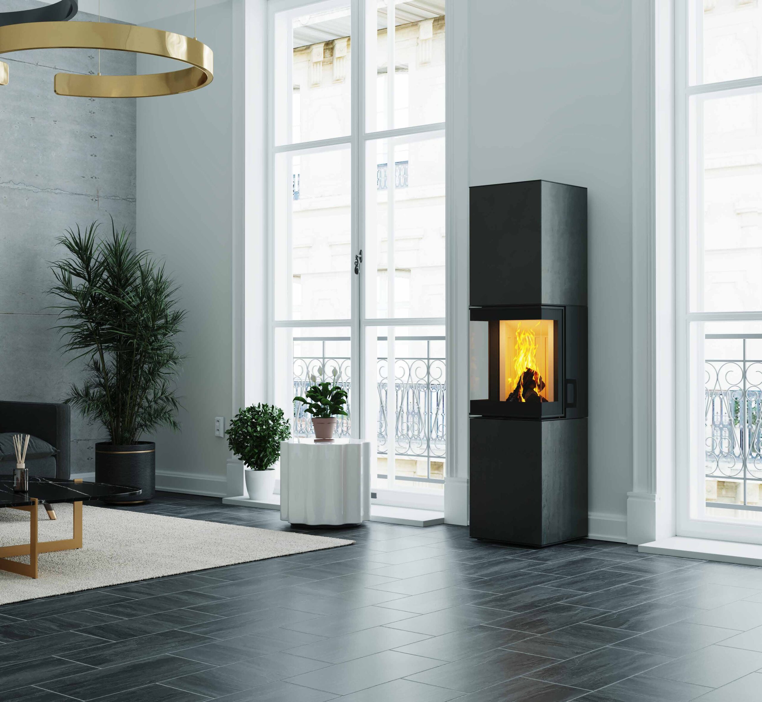 NeoCube S30XL – Steel Edition – Raumaufnahme NeoCube S30XL – Steel Edition in einem Wohnraum