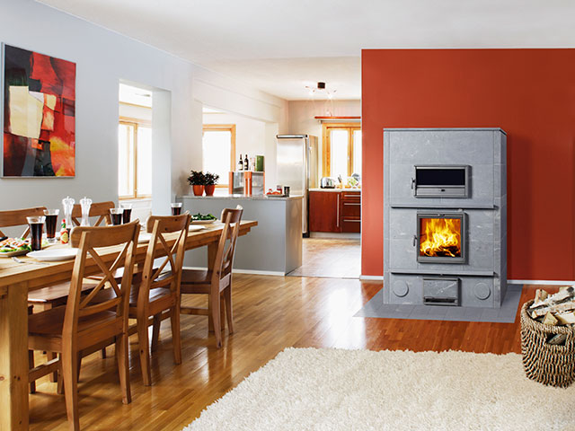 Tulikivi TLU2450/92 im Wohnraum